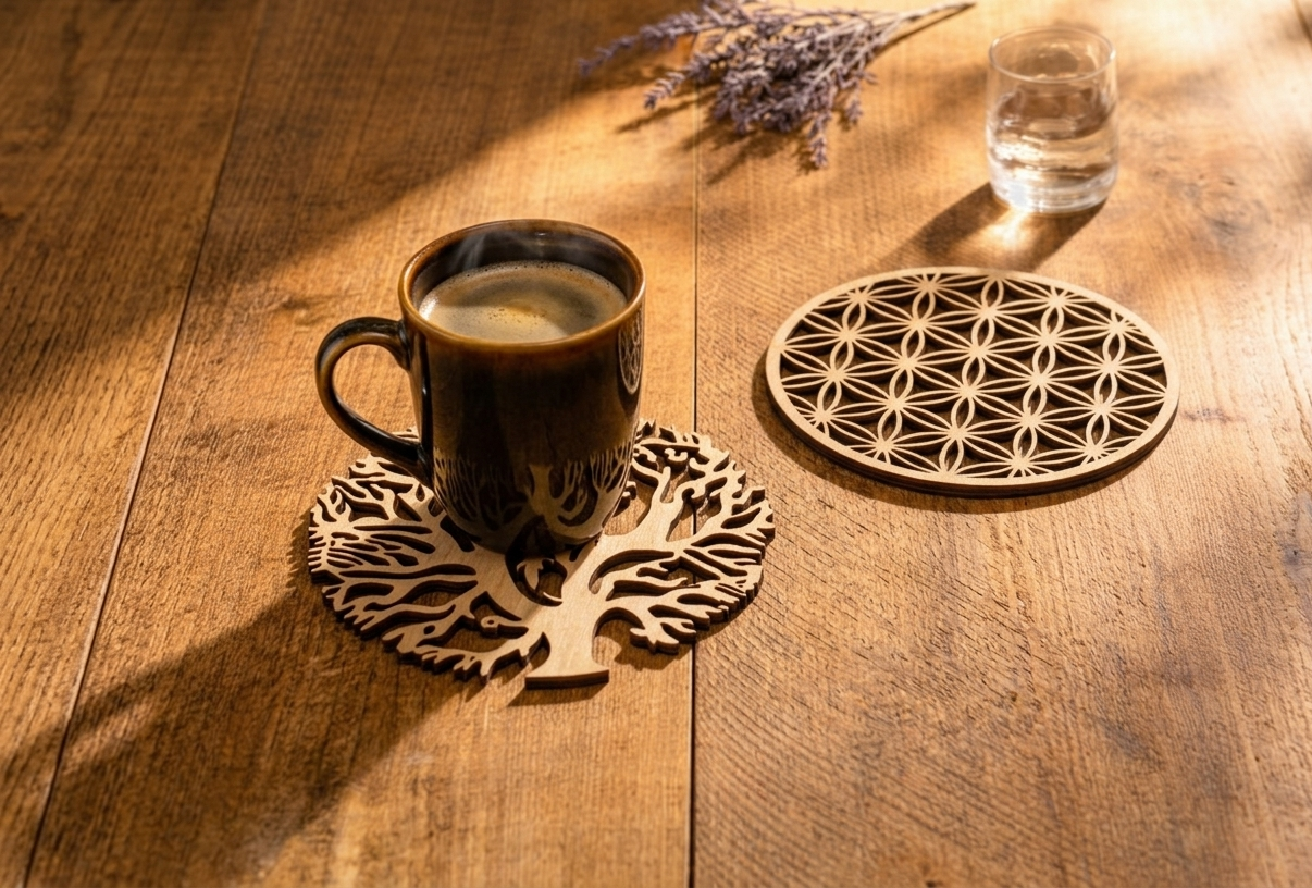 Laser coasters