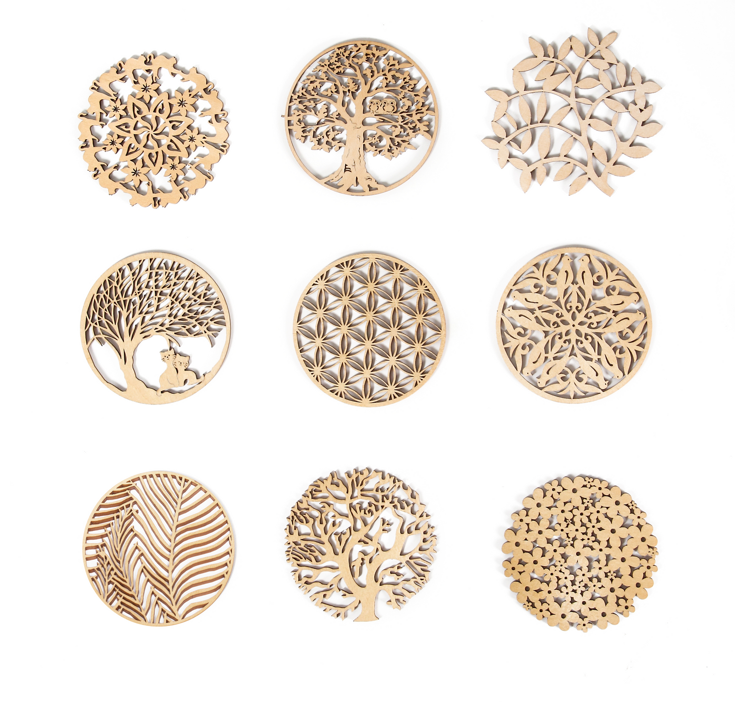 Laser coasters
