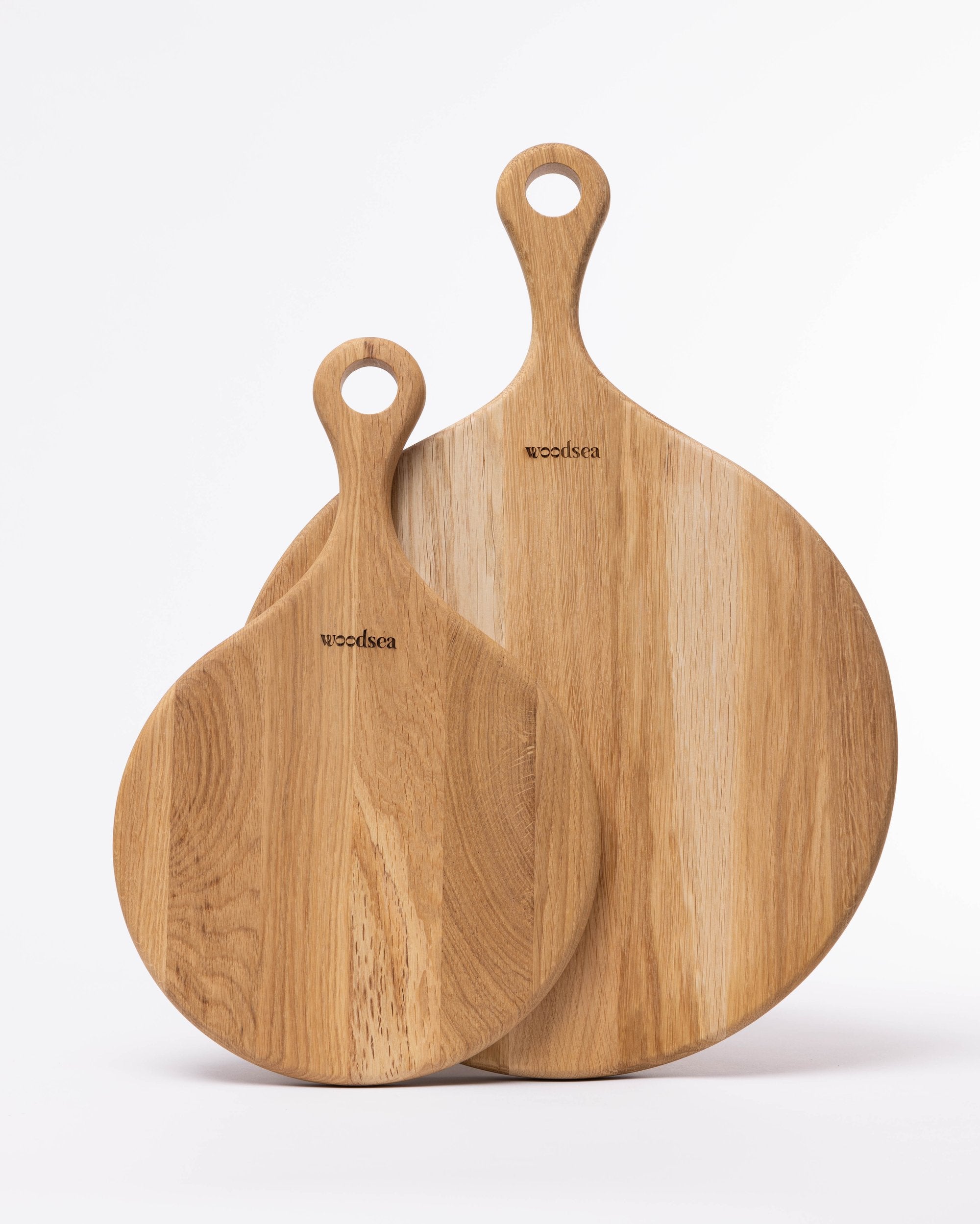 Native Oak Essentials: Cutting Board + Pizza Board Bundle